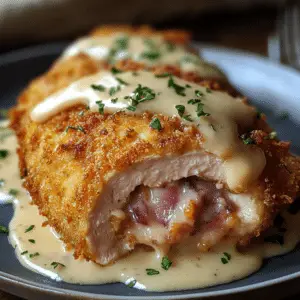 Crispy, Creamy Chicken Cordon Bleu - Recipe Yumm