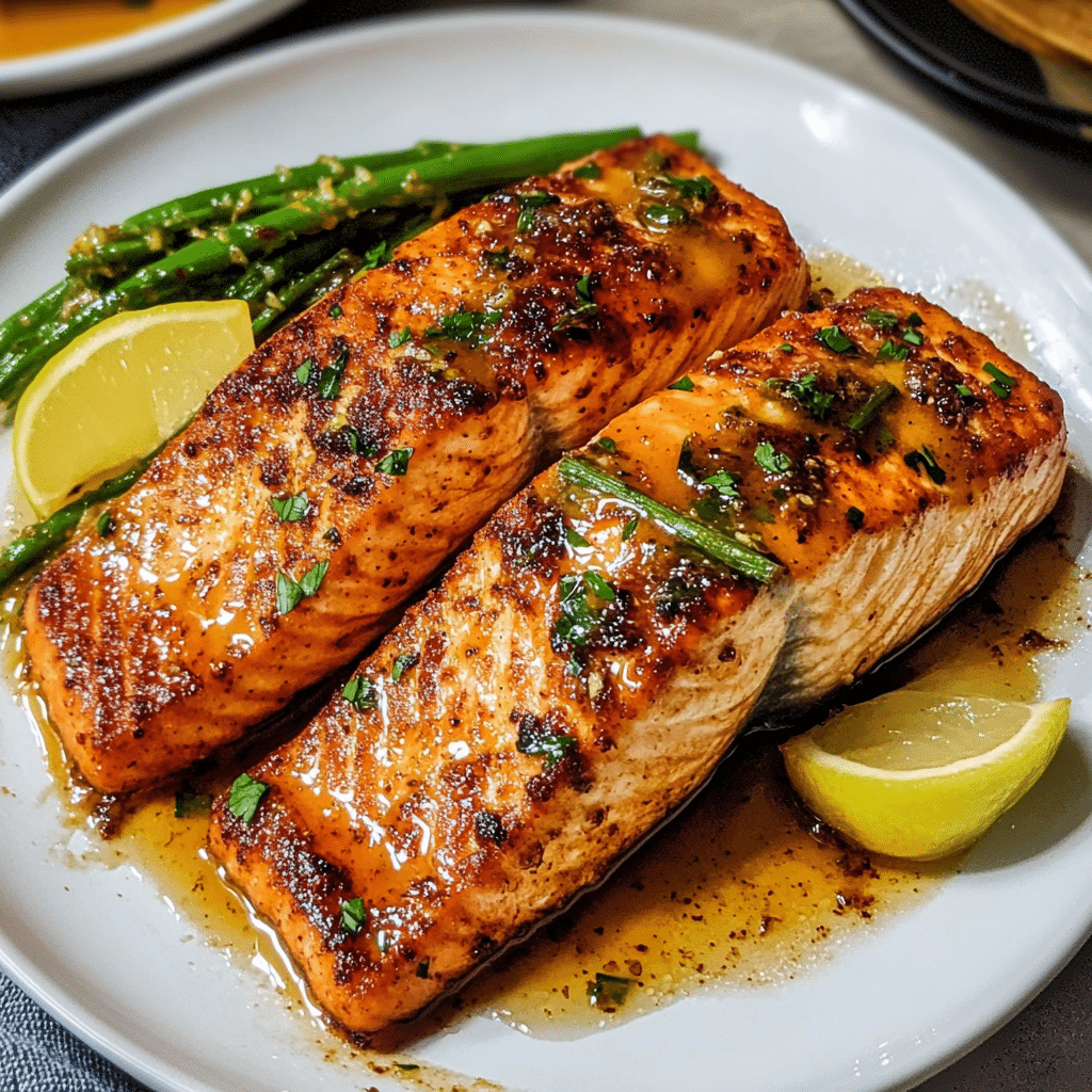 Cajun Honey Butter Salmon - Recipe Yumm